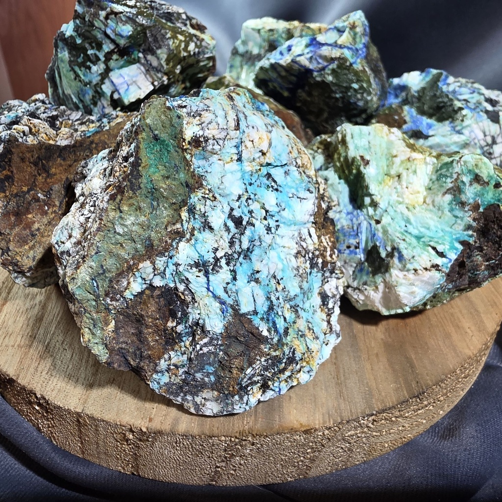 AZURITE & MALACHITE LAPIDARY ROUGH