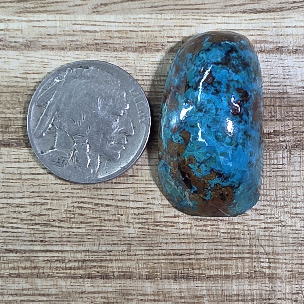 APACHE CHRYSOCOLLA CABOCHON 41.50CT