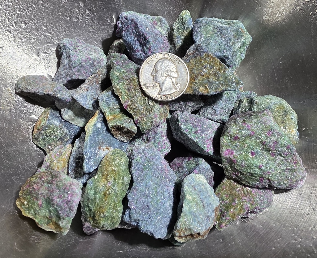 RUBY FUCHSITE ROUGH 1.50LB BAG