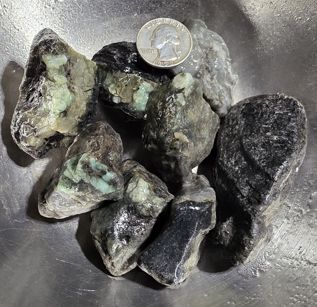 EMERALD ROUGH 1LB BAG